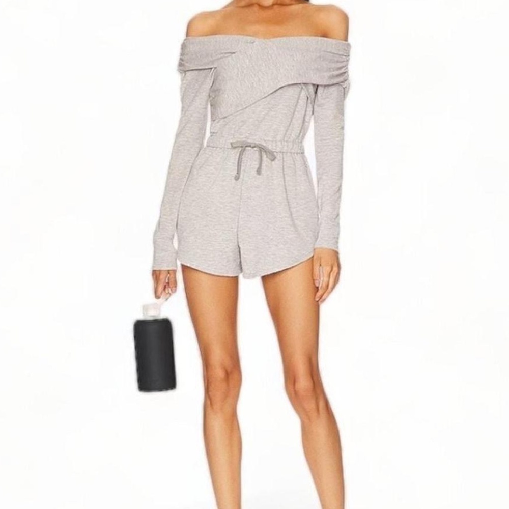 Free People Gray Romper